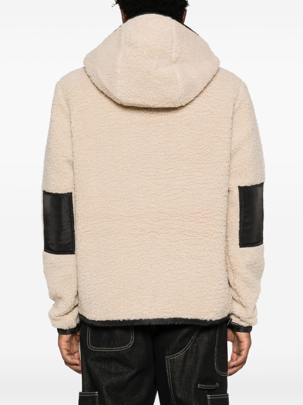 Chief logo-appliquÃ© fleece jacket - 4