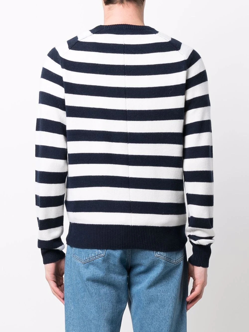 striped cashmere jumper - 4