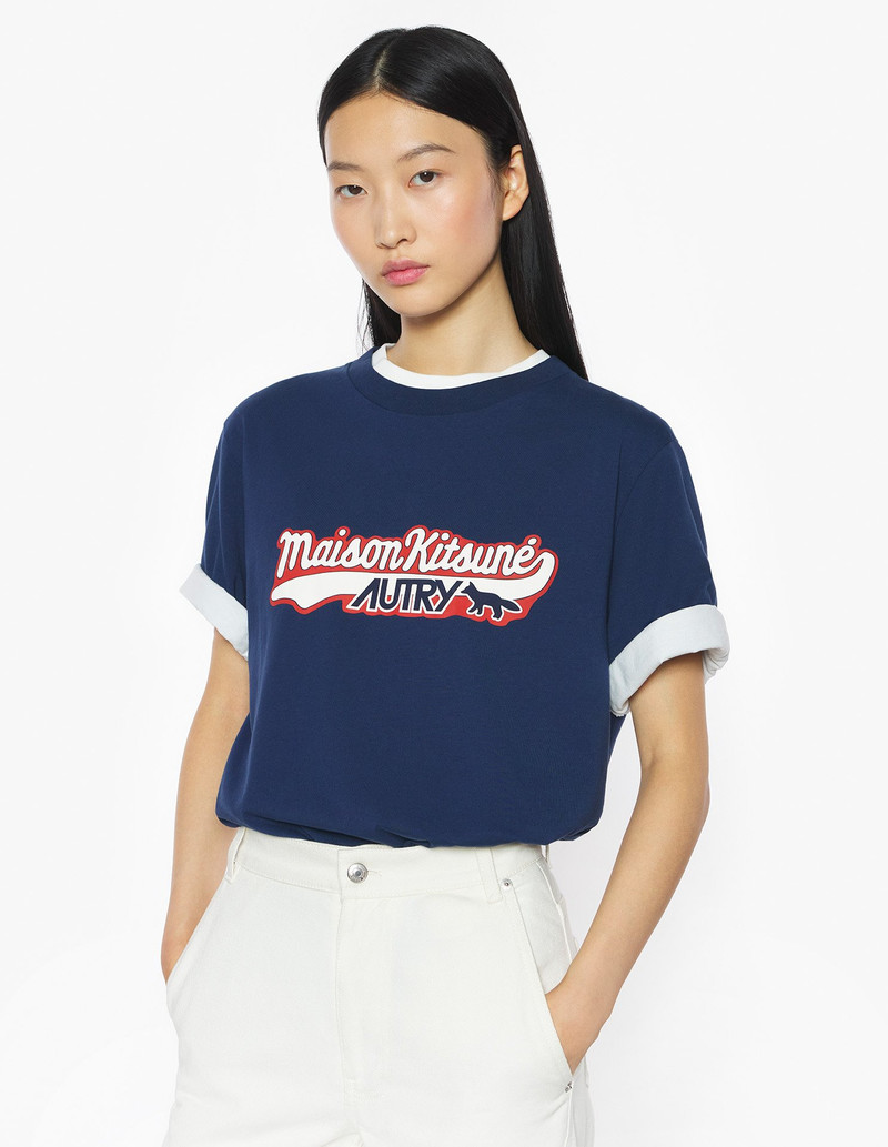 MAISON KITSUNE x AUTRY VARSITY TEE-SHIRT 6