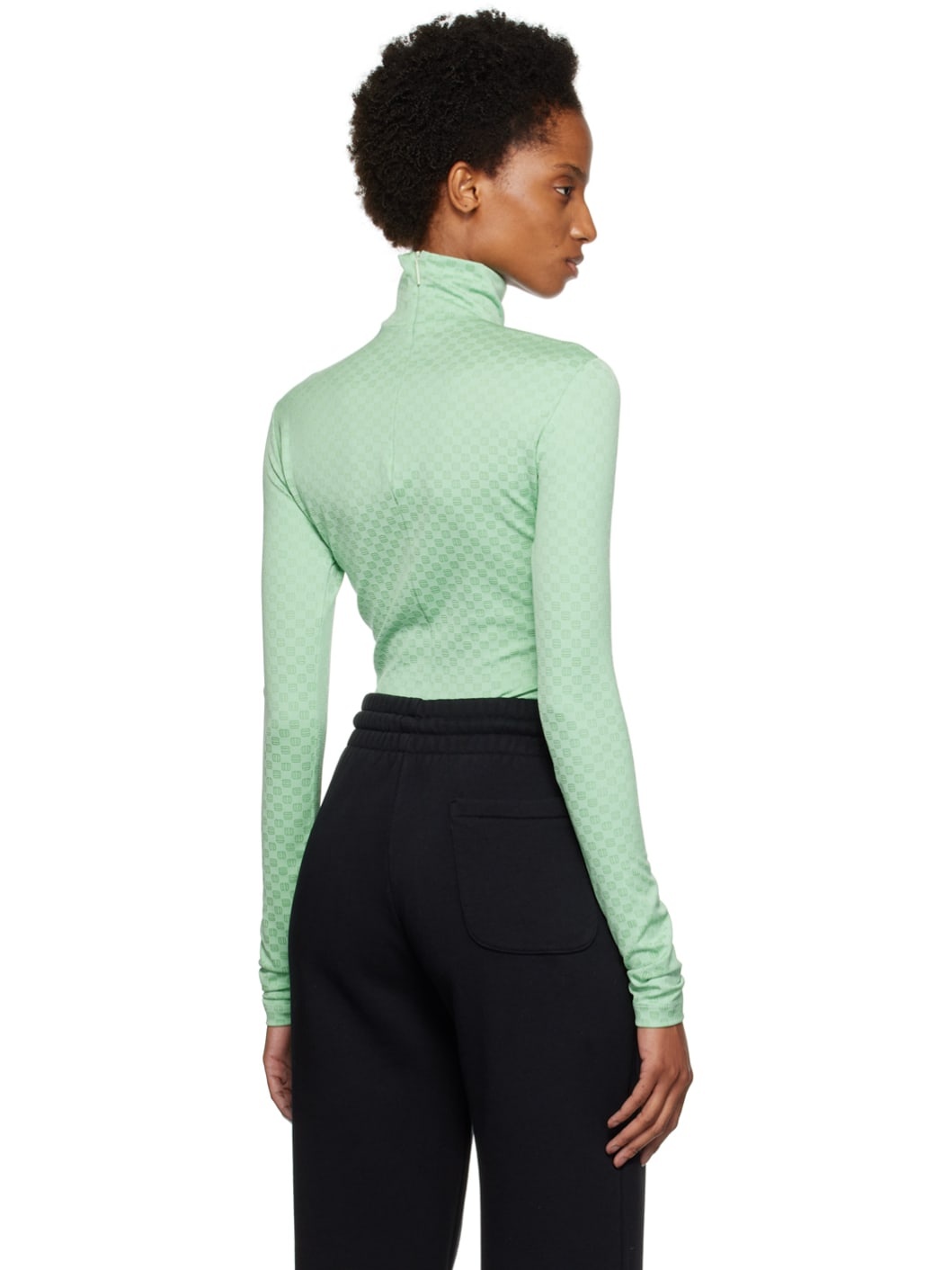 Green Monogram Bodysuit - 3