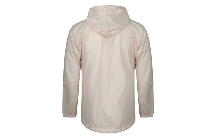 adidas adidas WND M Casual Sports hooded Woven Jacket Beige DX9290