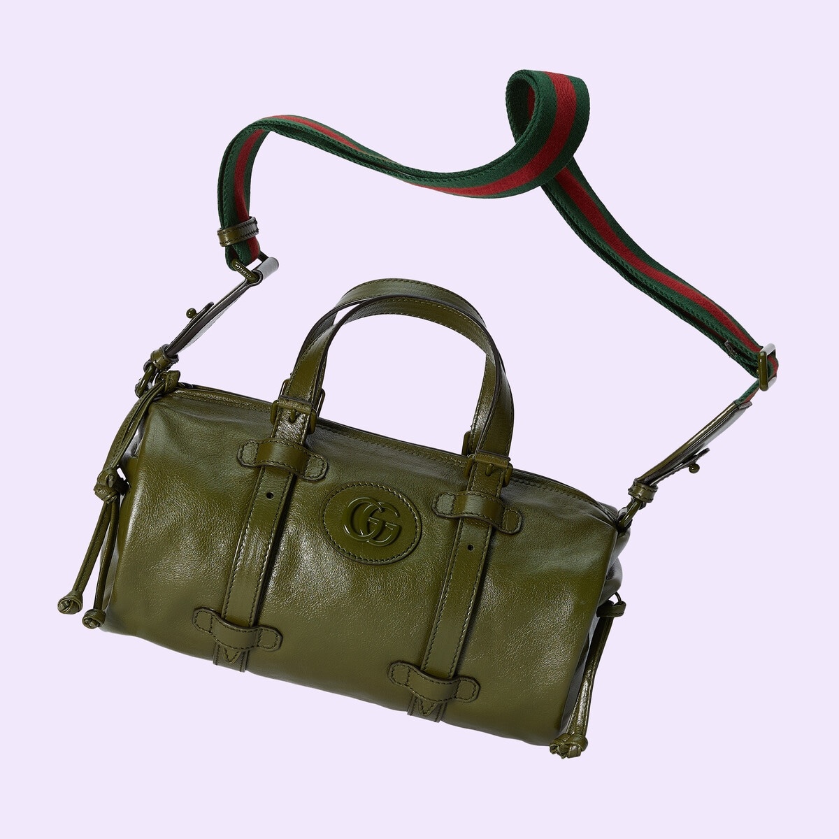 Small duffle bag with tonal Double G - 4