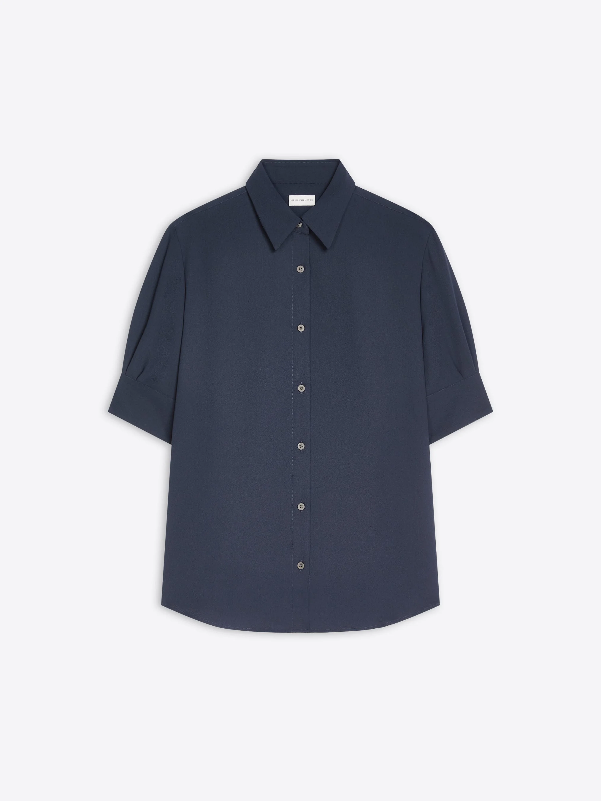 CUFFED CREPE SHIRT - 1
