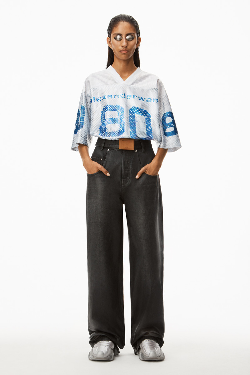 Alexander Wang 88 FOOTBALL JERSEY IN SEQUIN FAILLE outlook