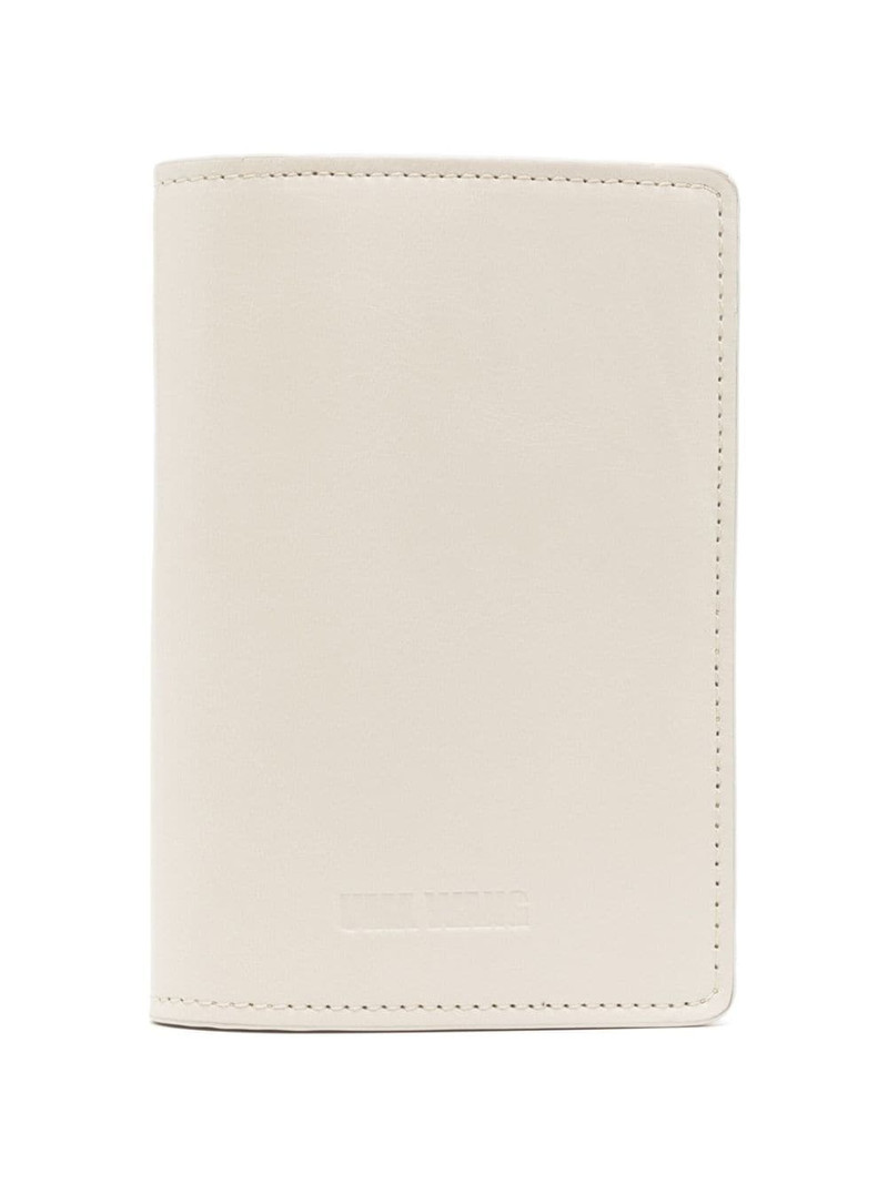 logo-debossed leather wallet 1