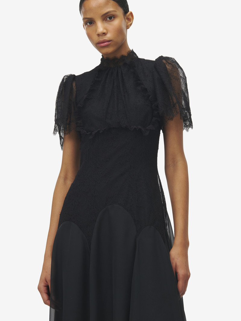 Floral Lace Evening Dress 5