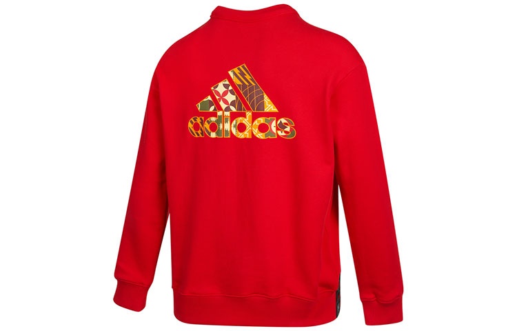 adidas Mufc Cny Cr Swt limited Embroidered Manchester United Soccer/Football Sports Pullover Red H63 - 2