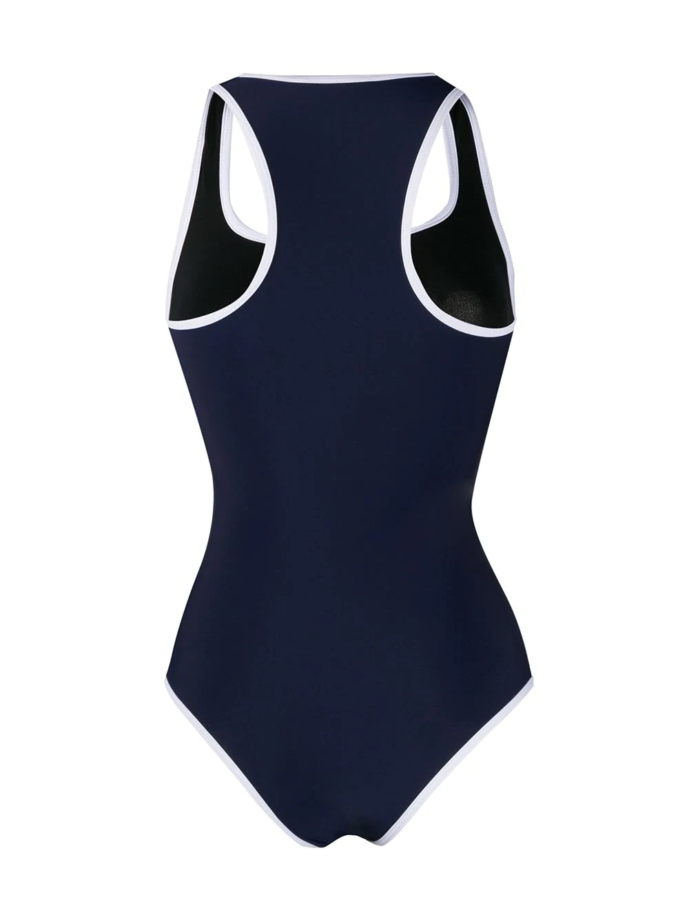 logo one-piece swimsuit - 2