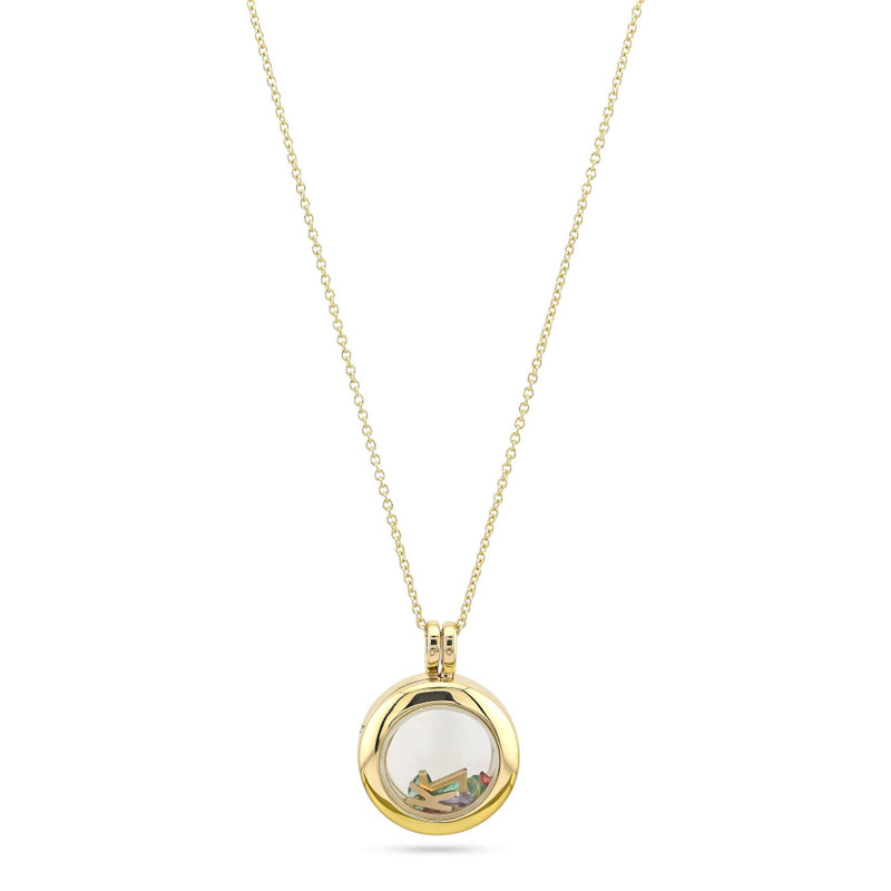 Gold Memento Locket Necklace 4
