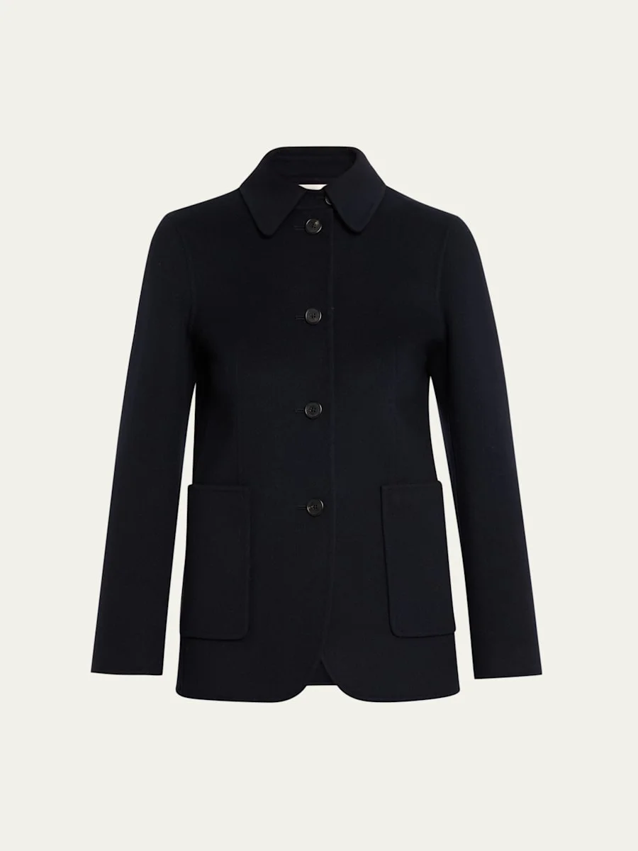 Tiras Single-Breasted Cashmere Jacket - 1