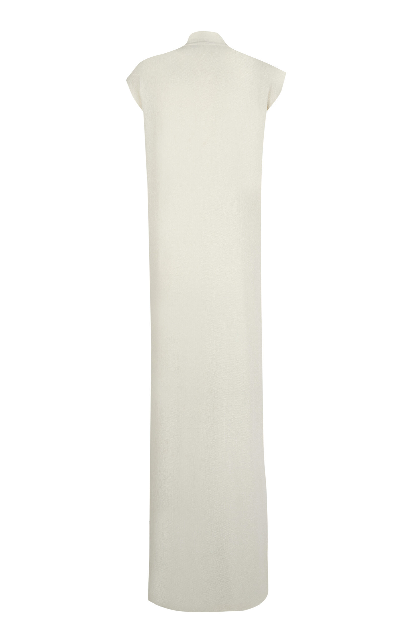 Amanita Silk Wrap Maxi Dress ivory - 5