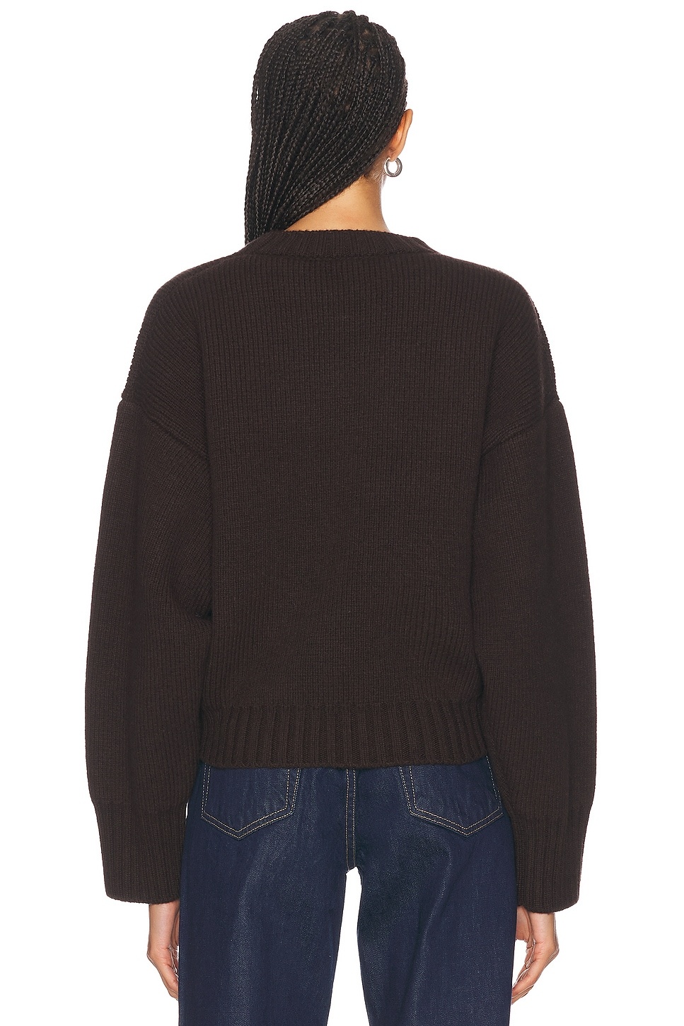 Compact Knit Crewneck Sweater - 3