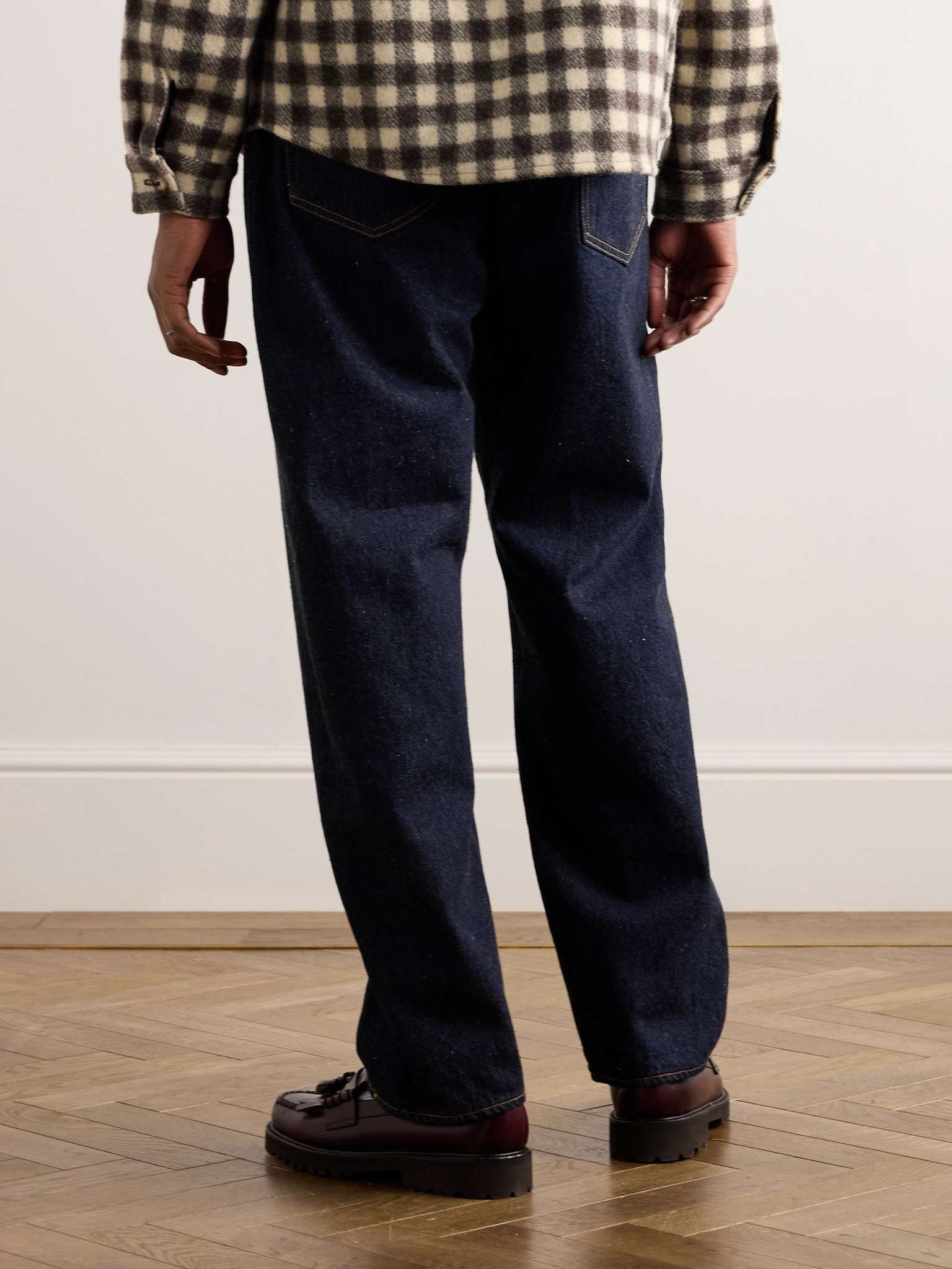 Straight-Leg Selvedge Jeans - 4