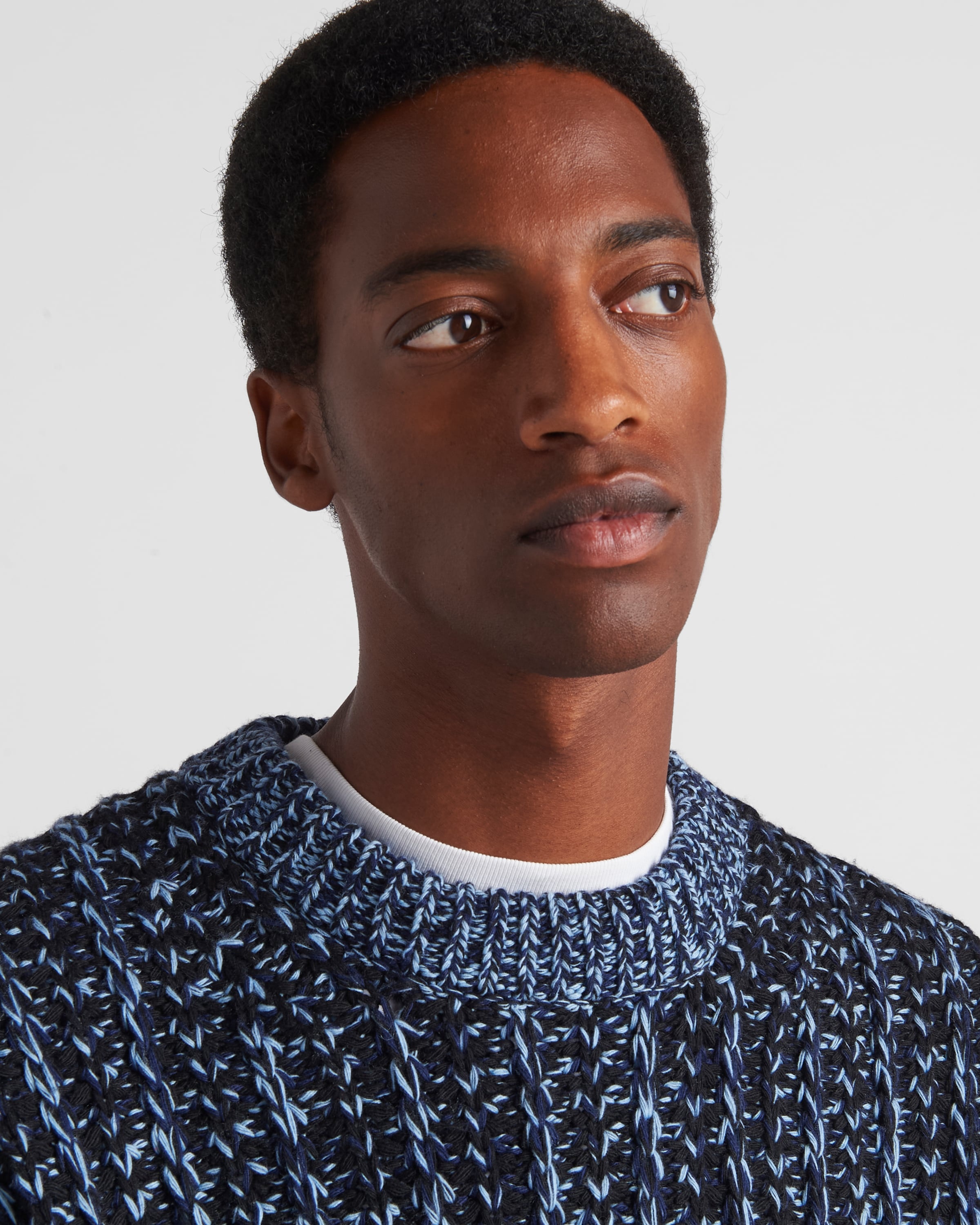 Wool and cashmere crew-neck sweater - 3