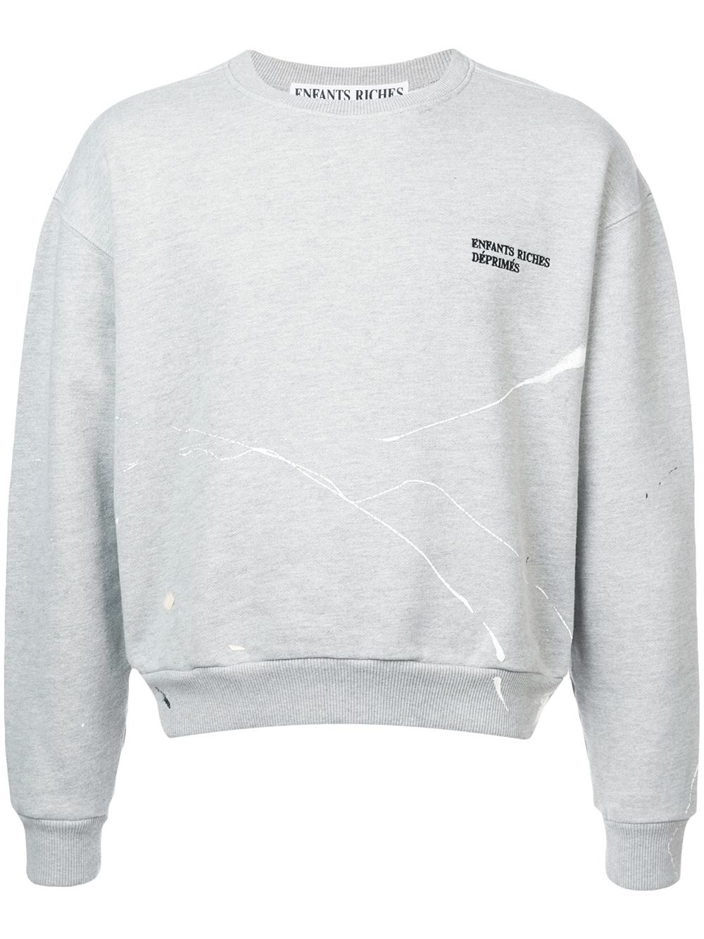 fleece crew neck sweatshirt - 1