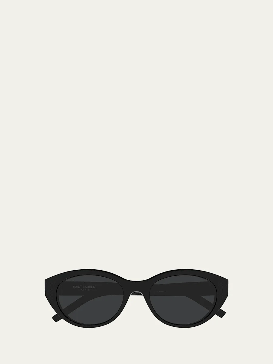 SL M148 Recycled Acetate Round Sunglasses - 1