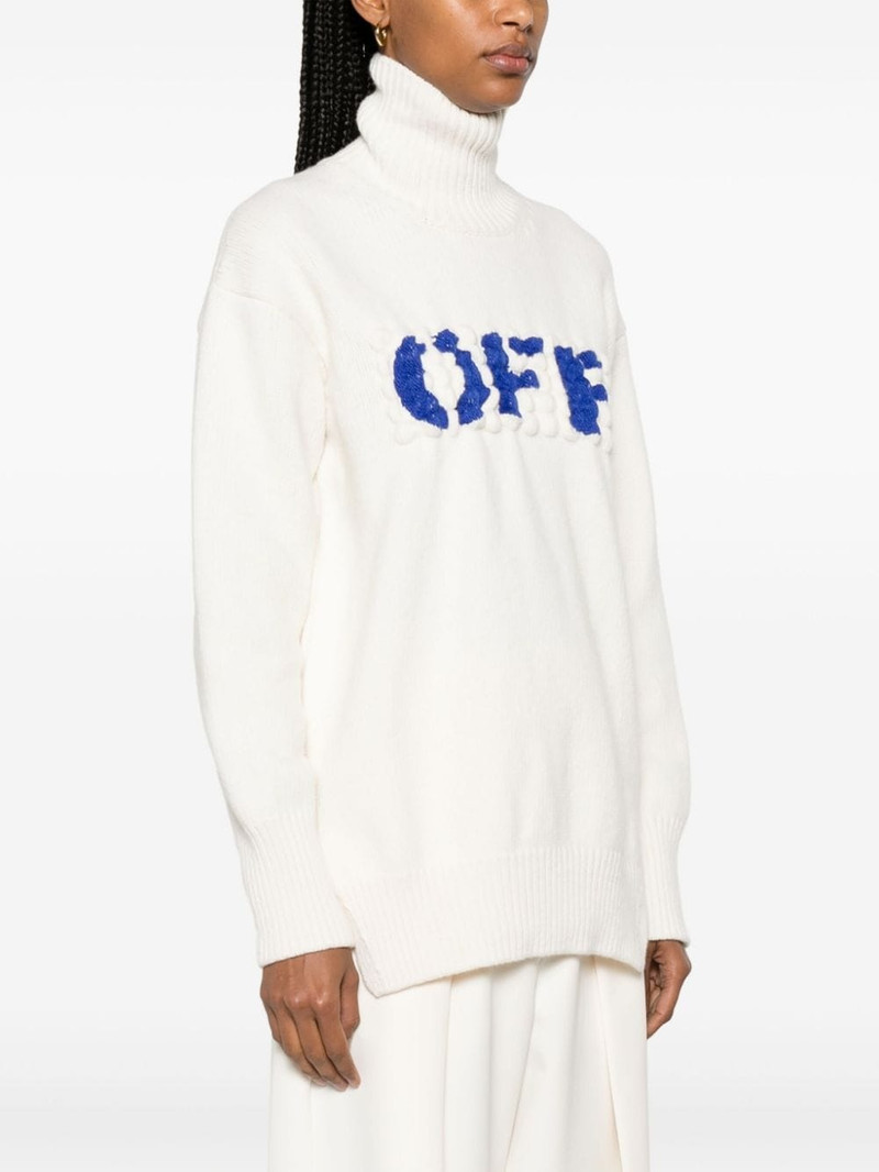 Boiled Logo-appliquÃ© wool jumper 3