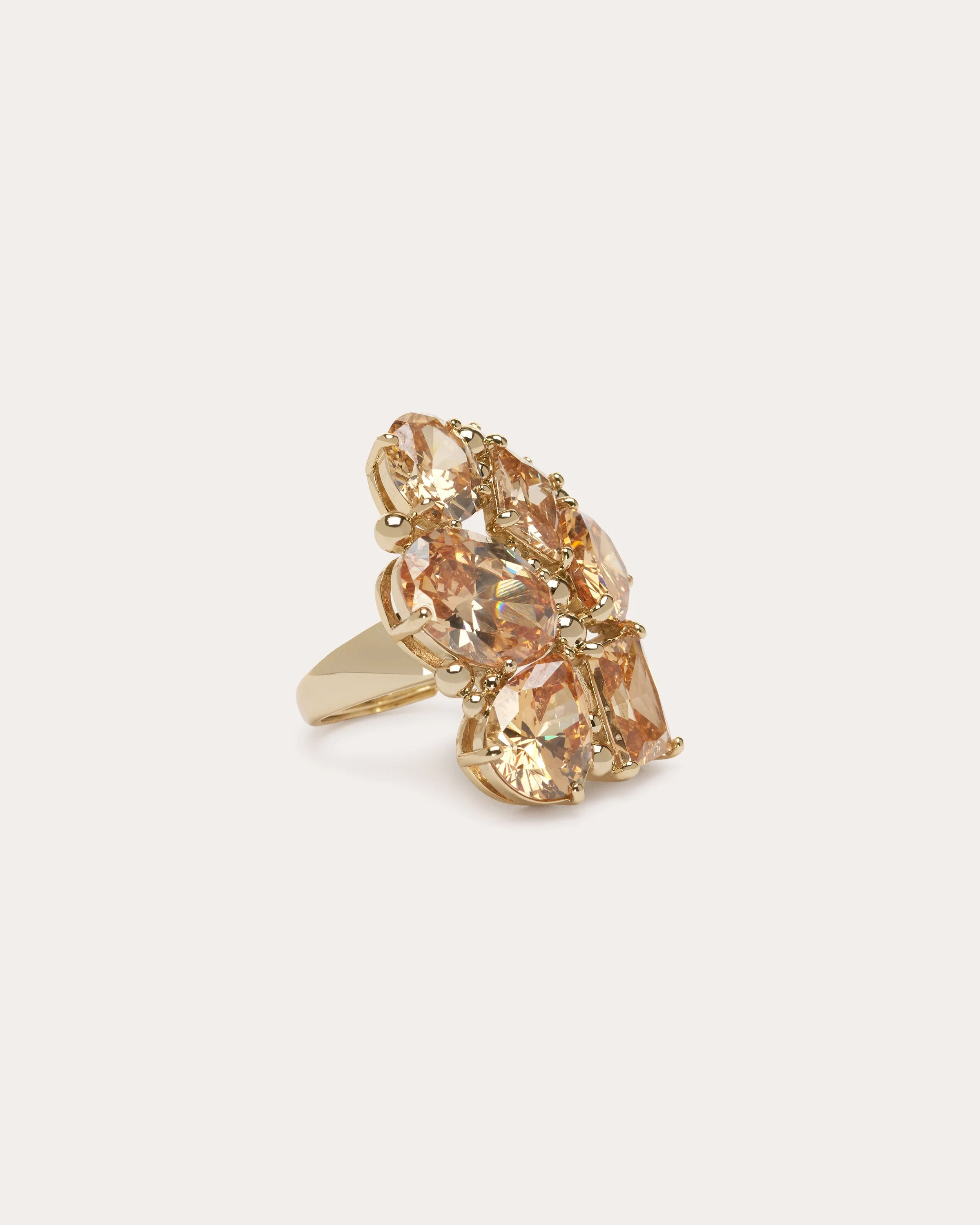Lizzy Gemstone Cocktail Ring - 1