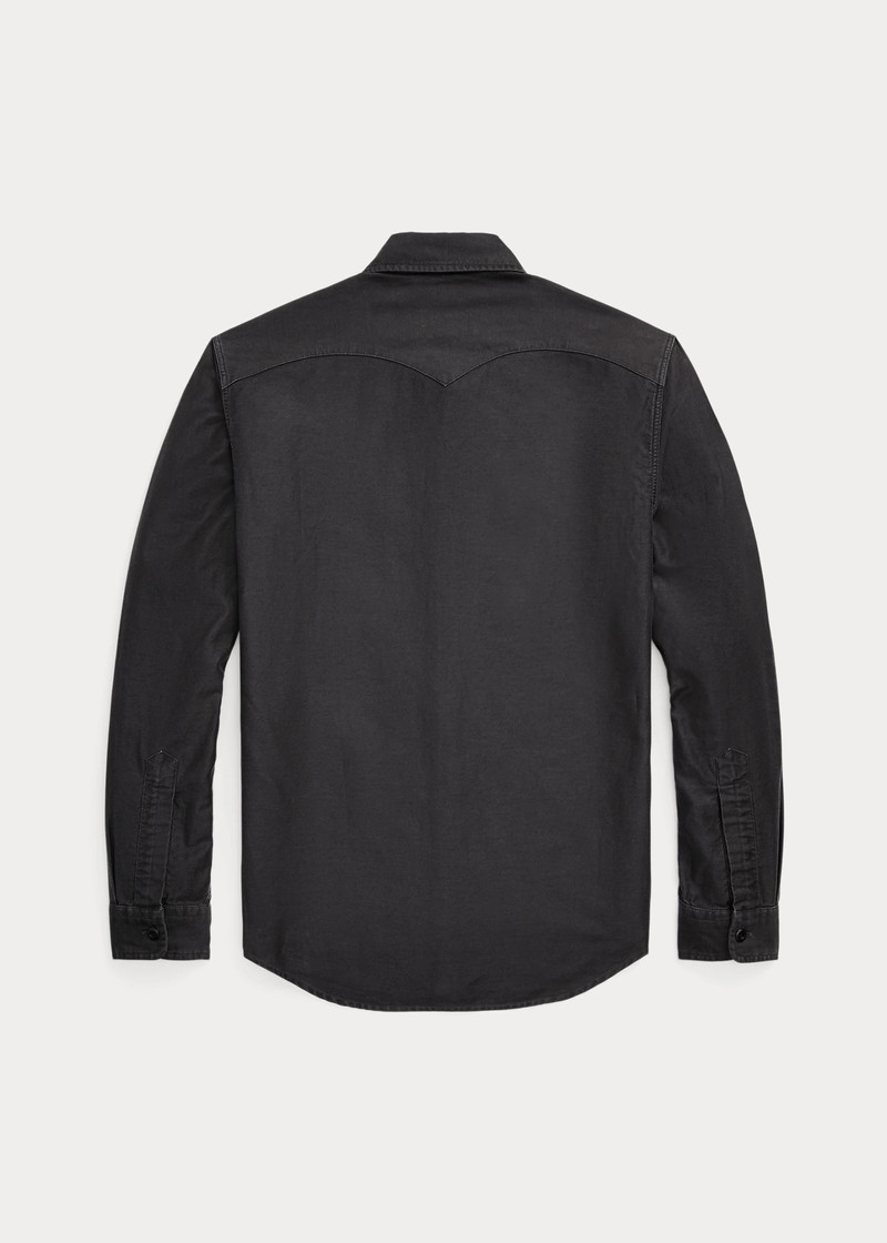 RRL by Ralph Lauren Cotton-Linen Sateen Workshirt outlook