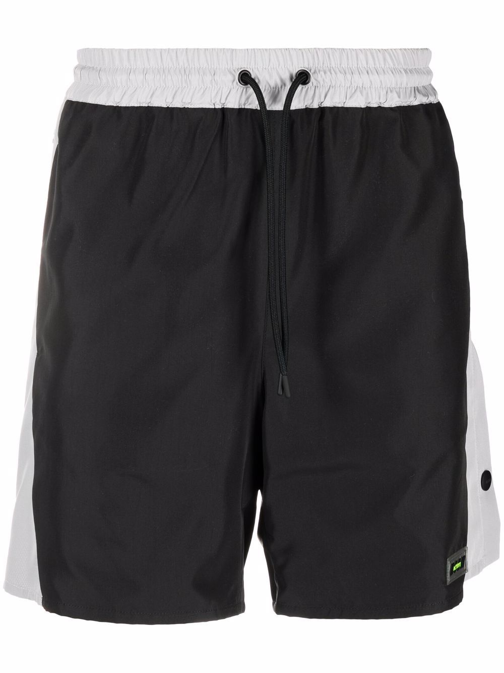 drawstring track shorts - 1