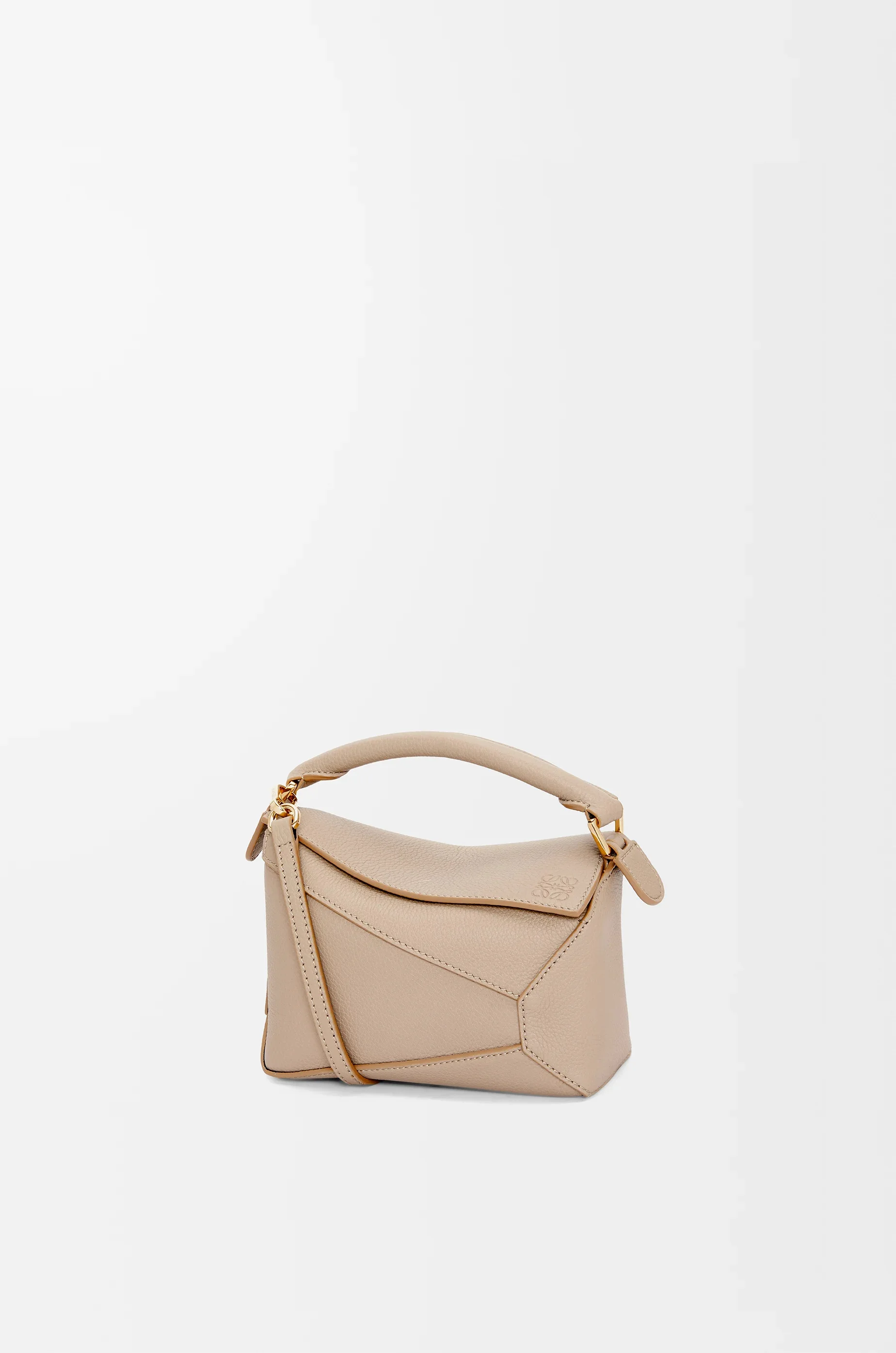 Mini Puzzle bag in soft grained calfskin - 1