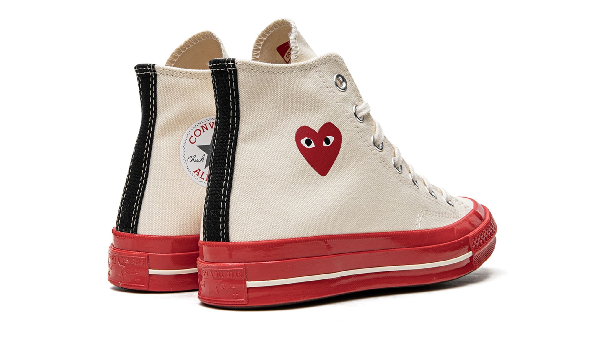 Chuck 70 High "CDG Play - Pristine Red" - 3