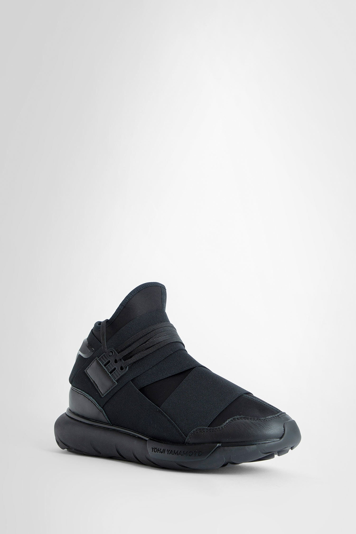 Y-3 UNISEX BLACK SNEAKERS - 2