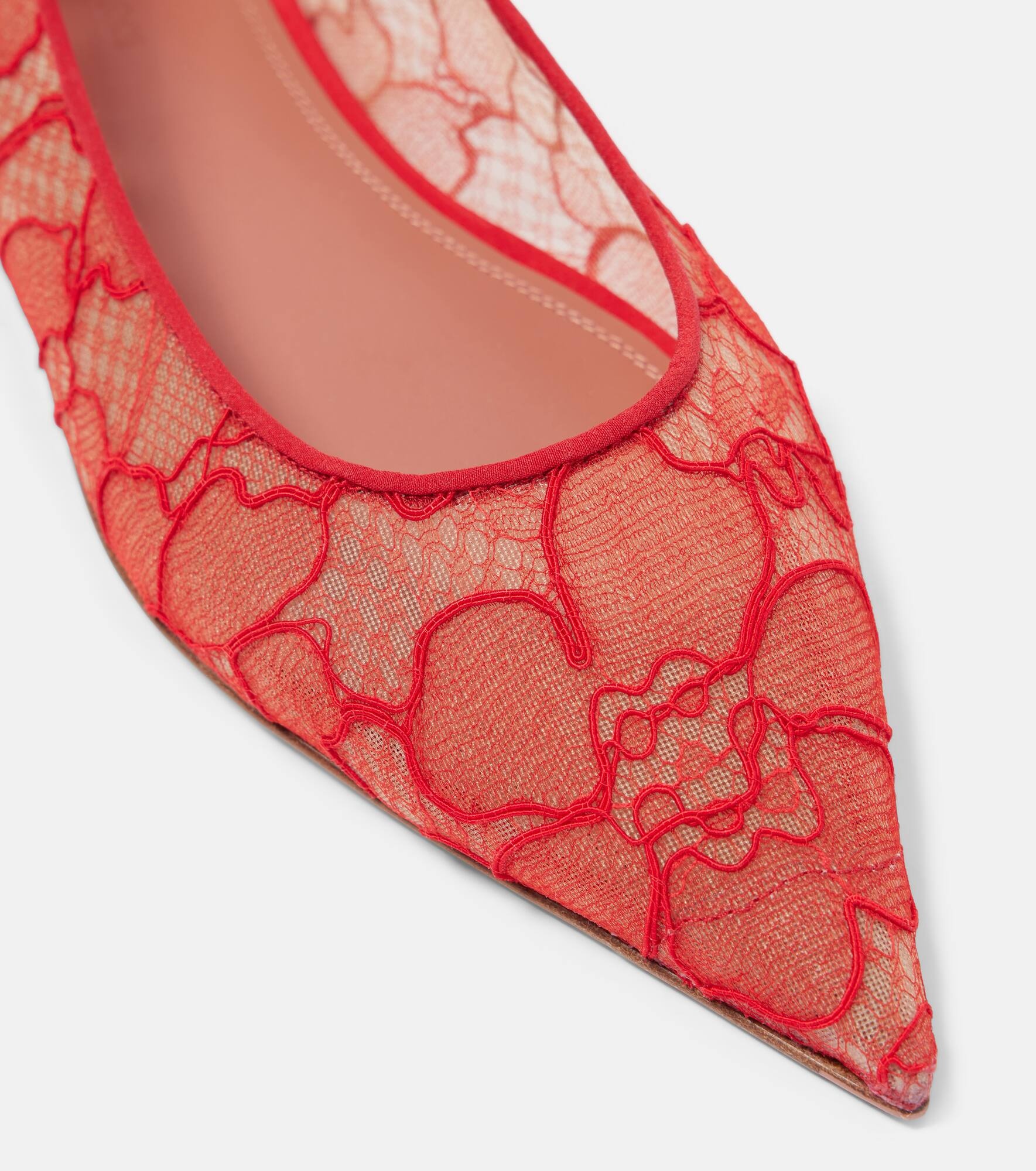 Barbara lace ballet flats - 5