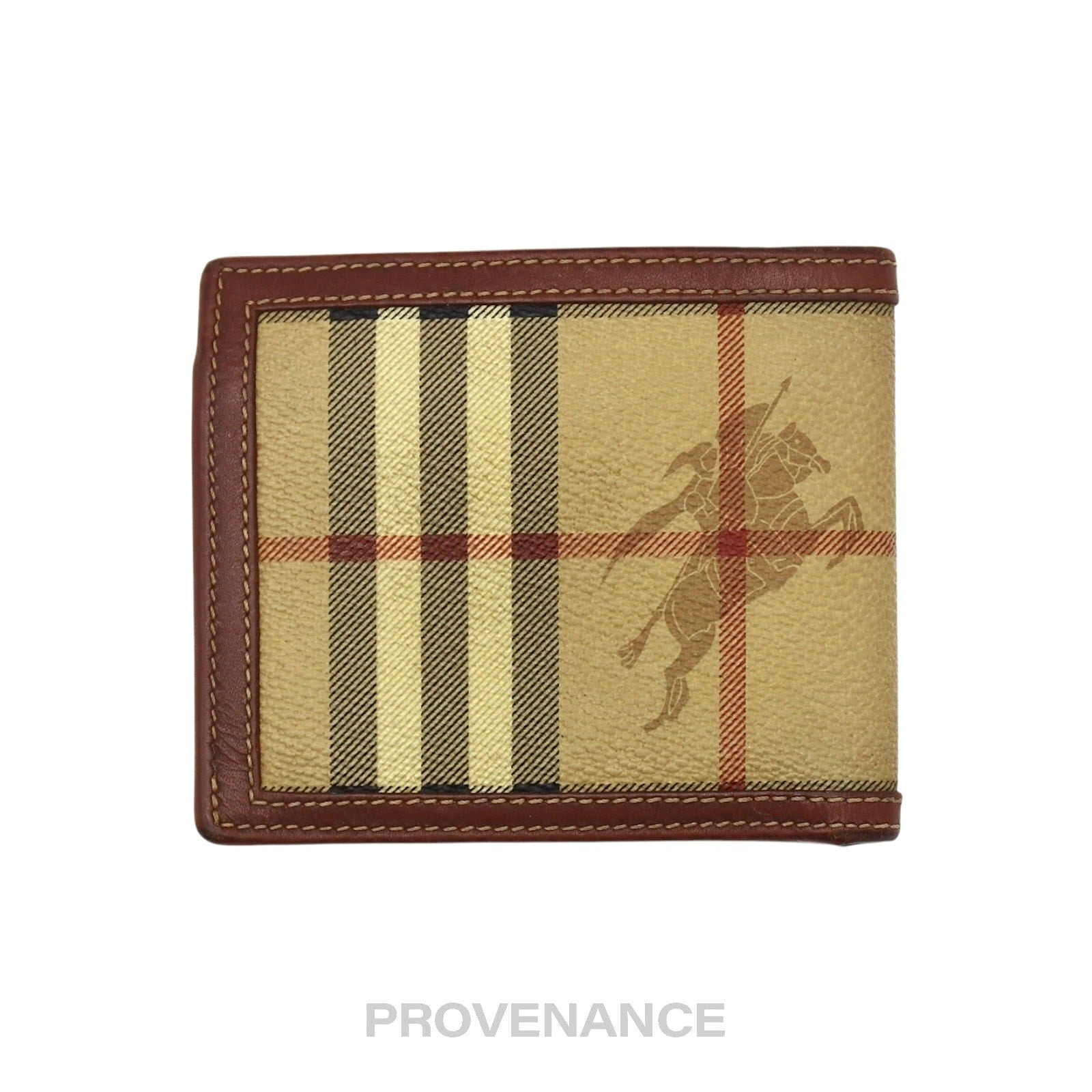 Burberry Bifold Wallet - Haymarket Check Brown - 2
