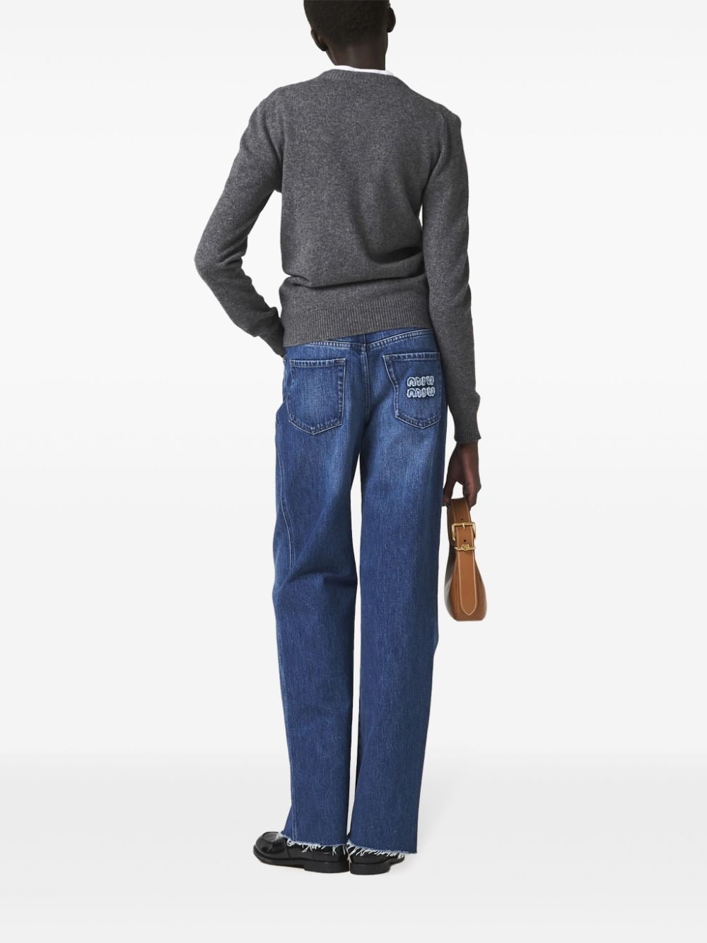 five-pocket straight-leg jeans - 3