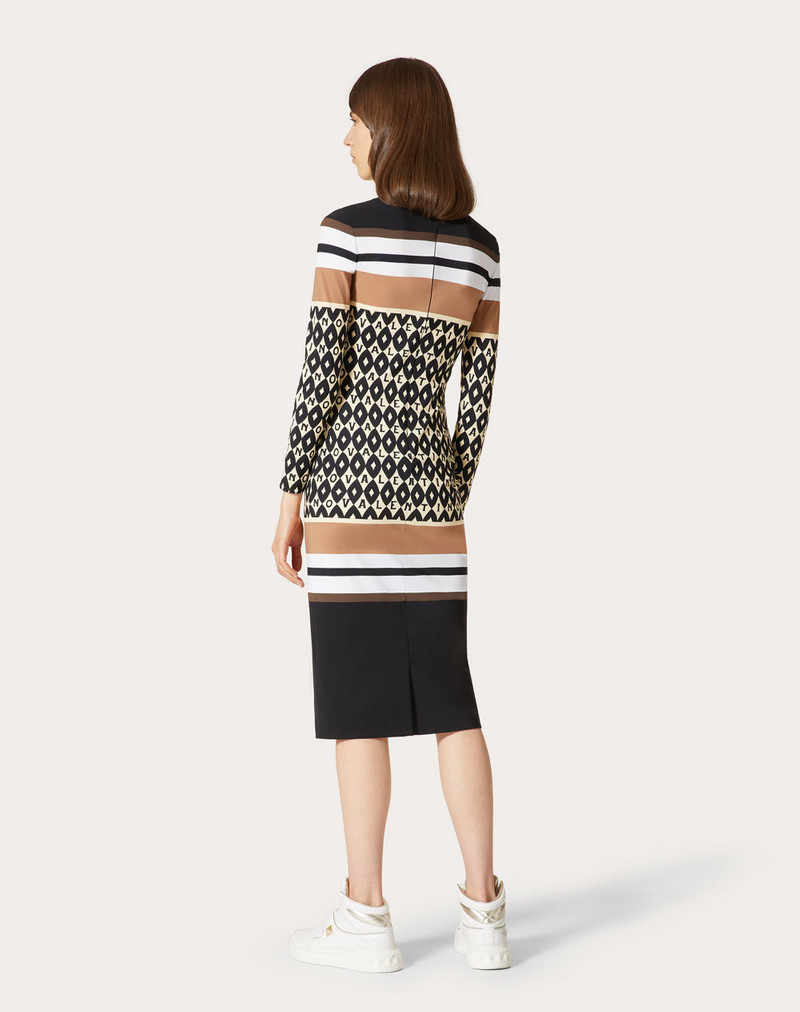 PRINTED JERSEY DRESS 4