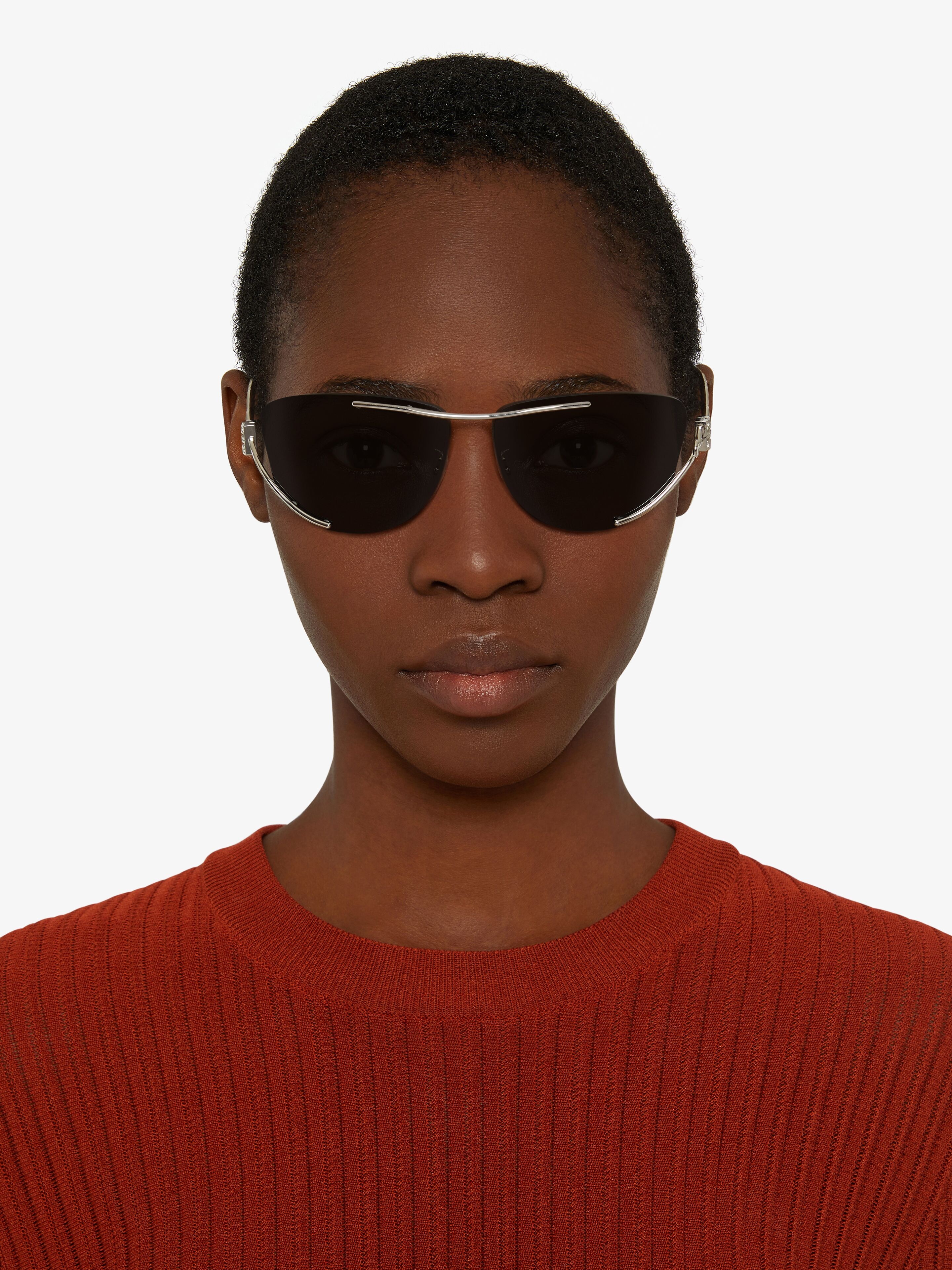 GV TWISTED UNISEX SUNGLASSES IN METAL - 3
