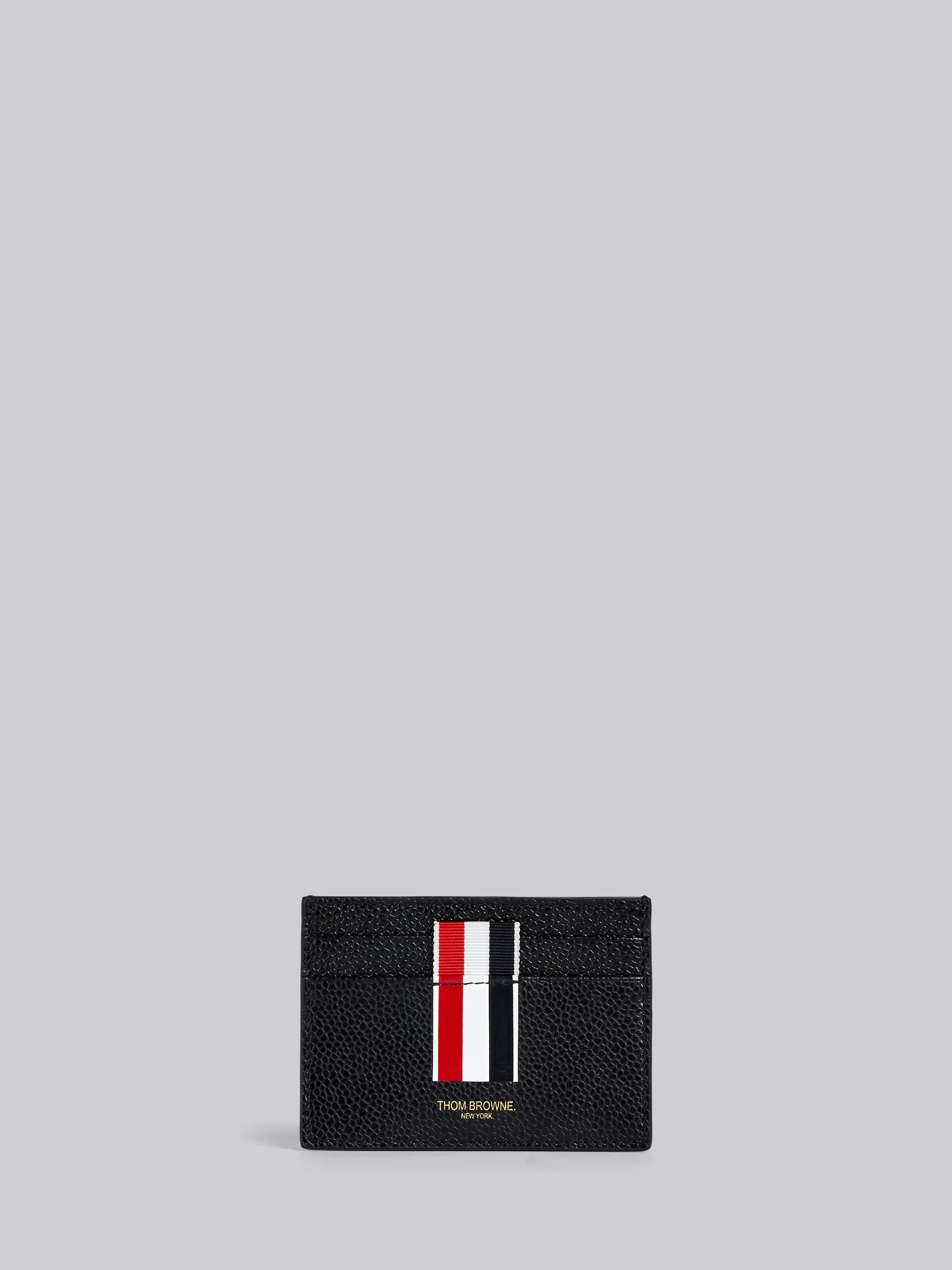 vertical Intarsia stripe cardholder - 1