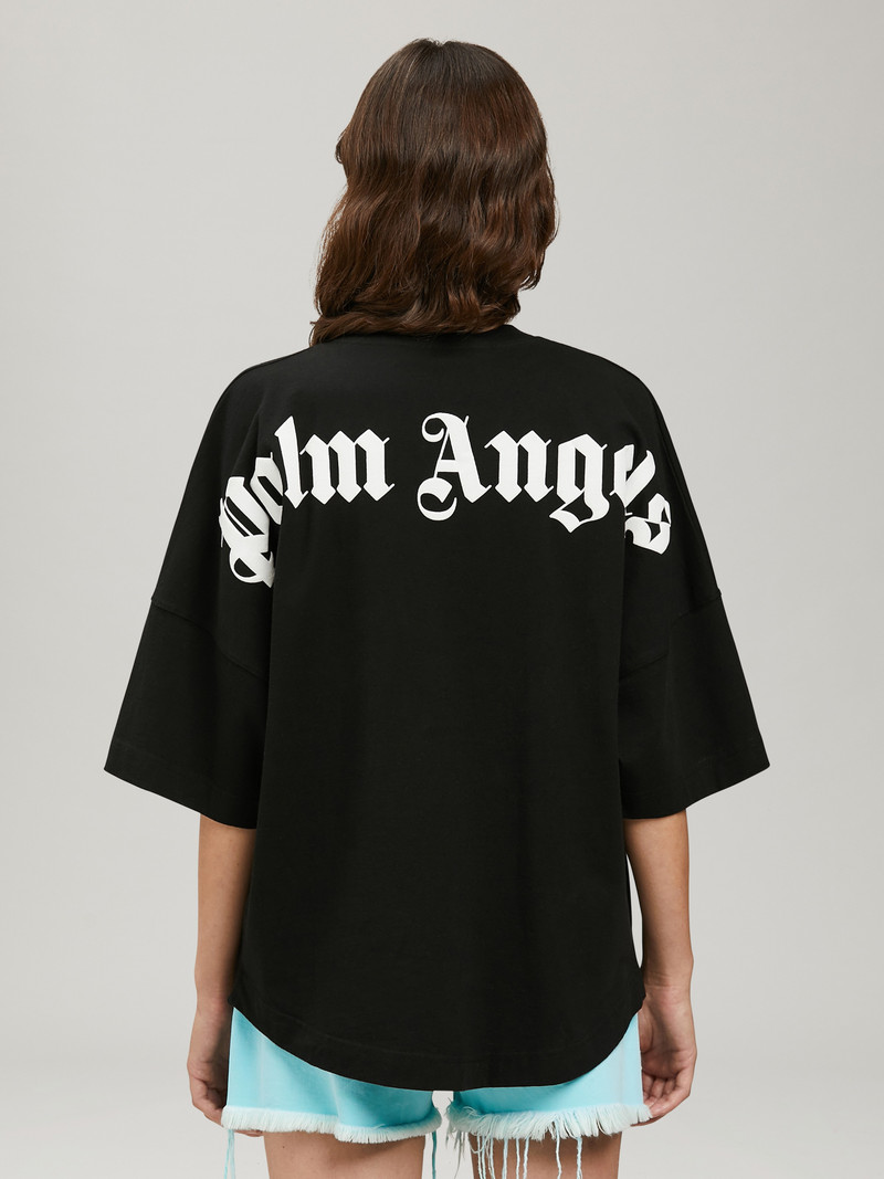 rear logo print T-shirt 5