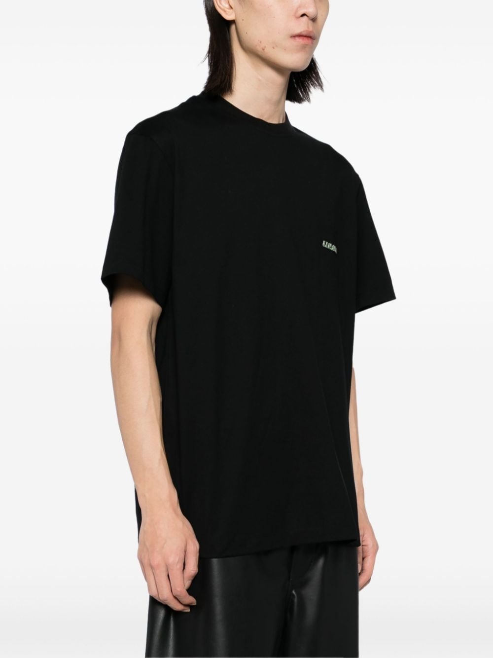 Black cotton t-shirt - 6