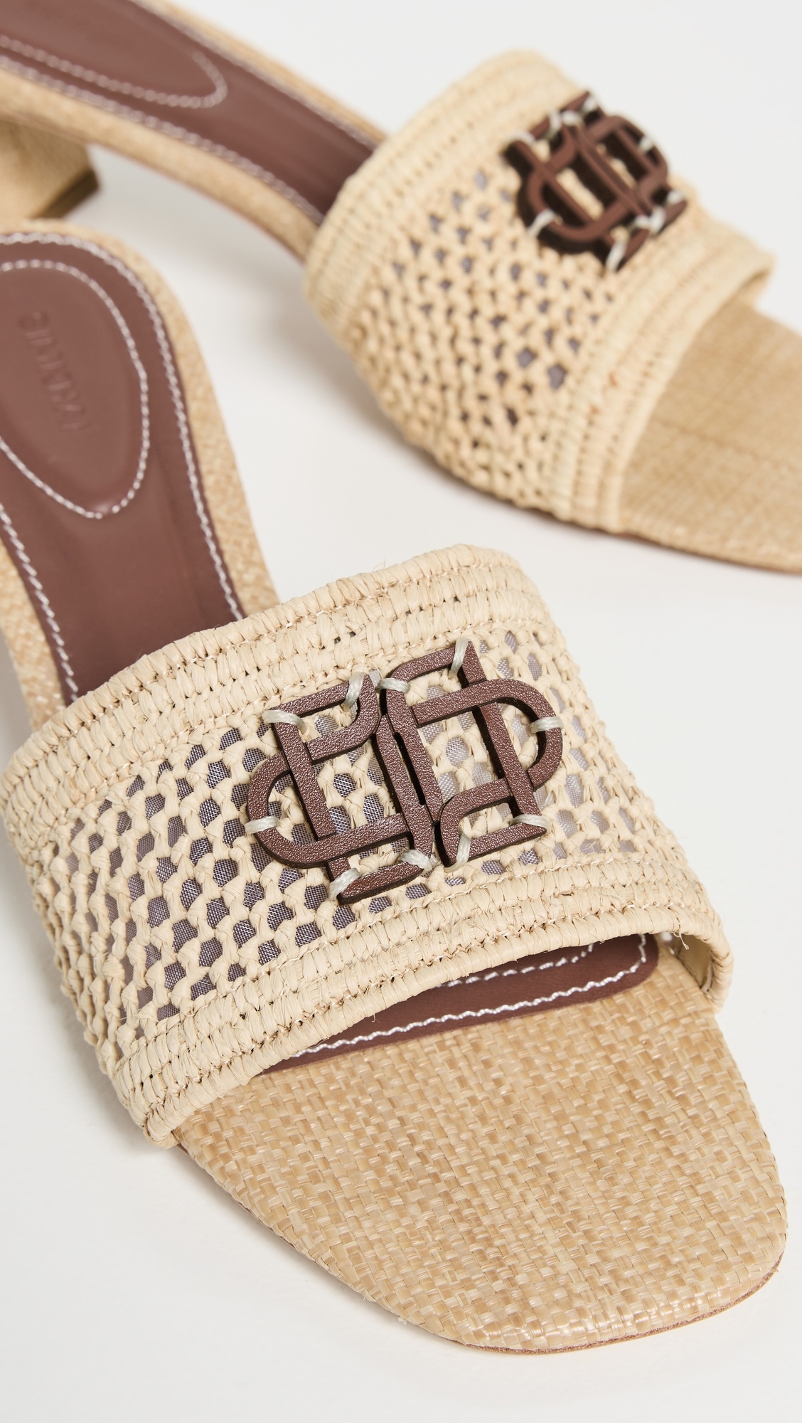 Sydney Raffia Block Heel Sandals - 5
