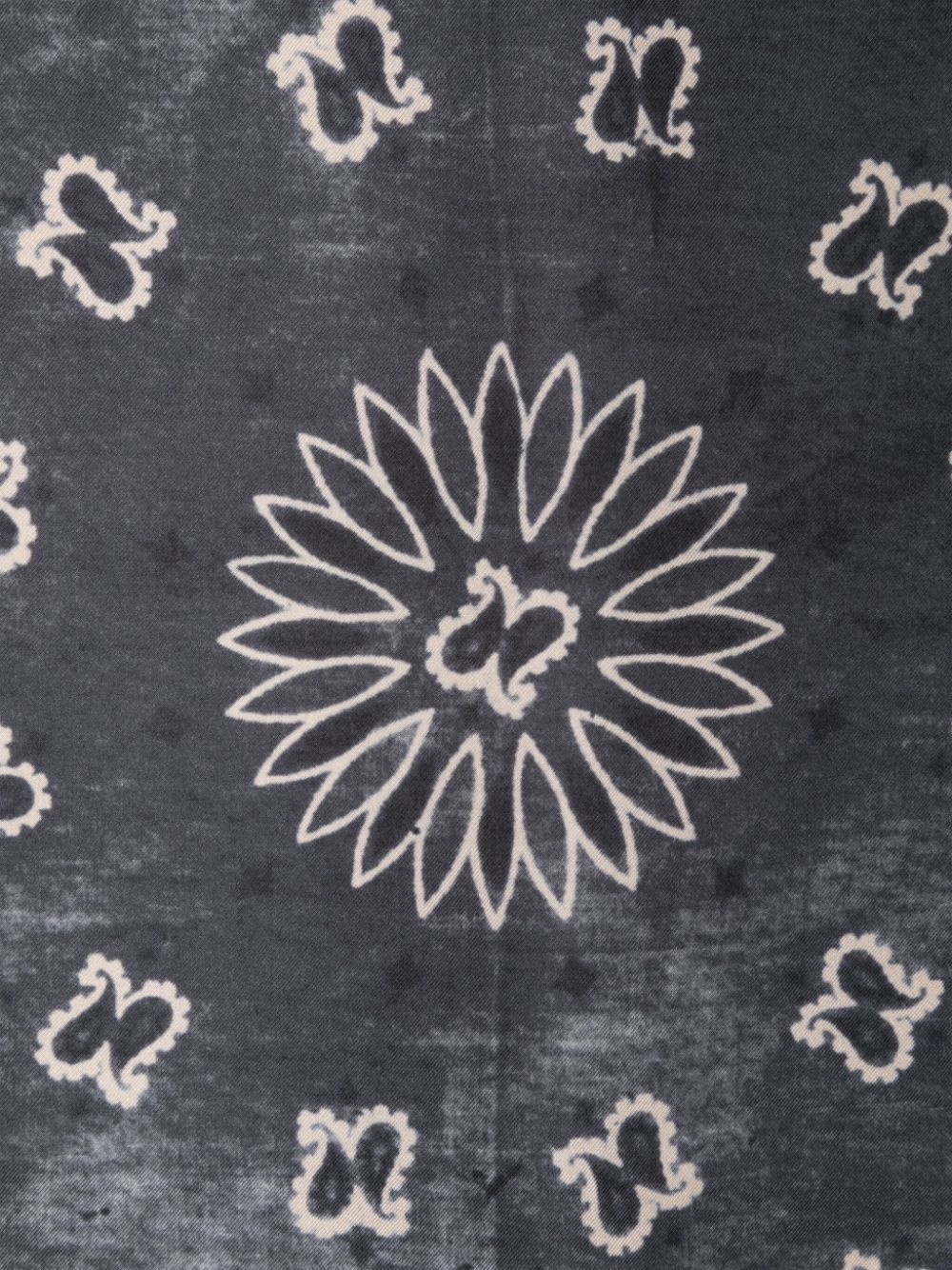 paisley-print silk scarf - 2