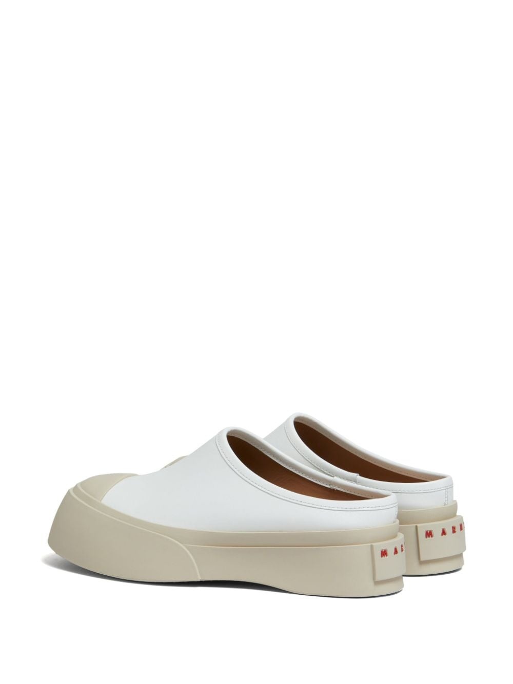 Mary Jane leather mules - 3