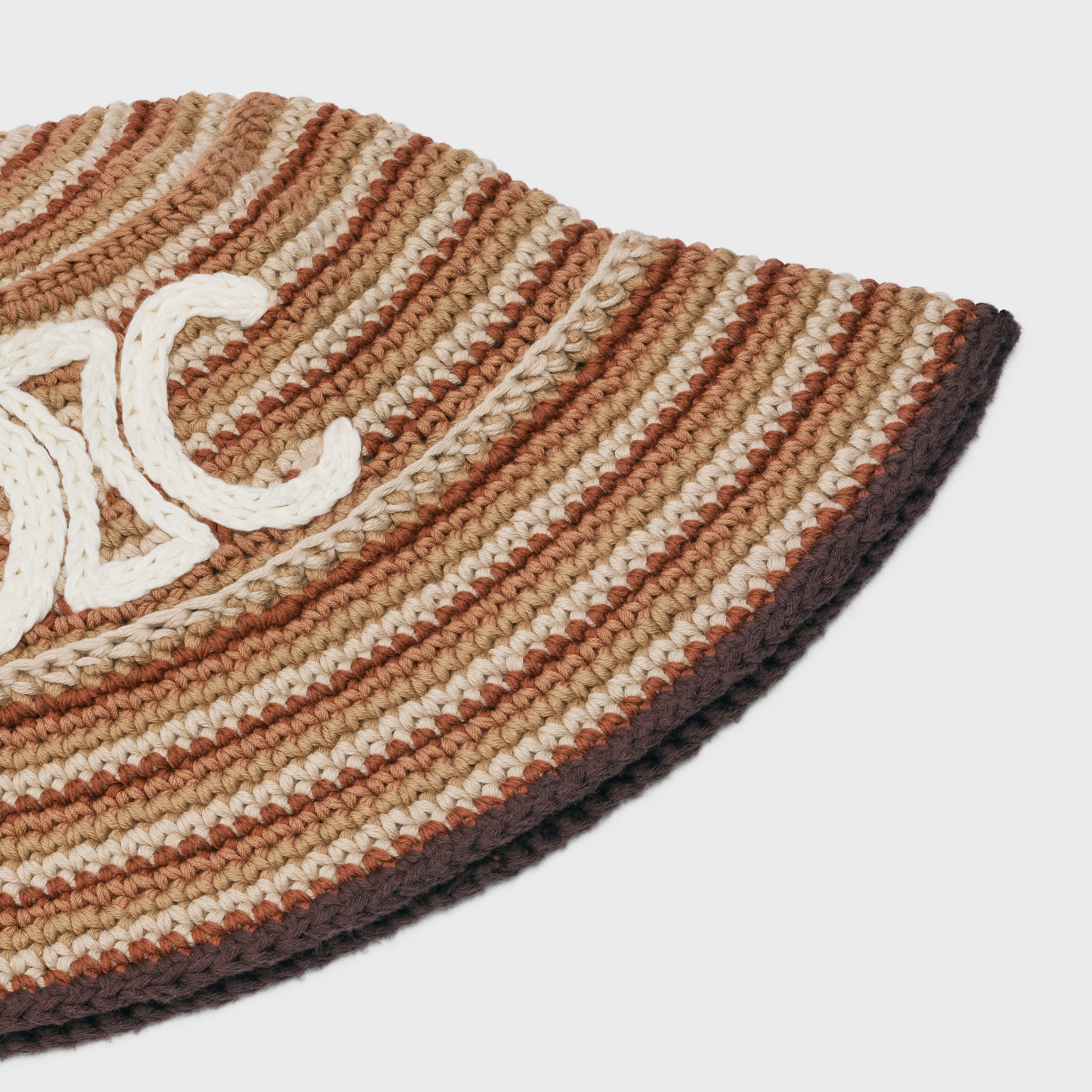 CROCHET COTTON TRIOMPHE BUCKET HAT - 3