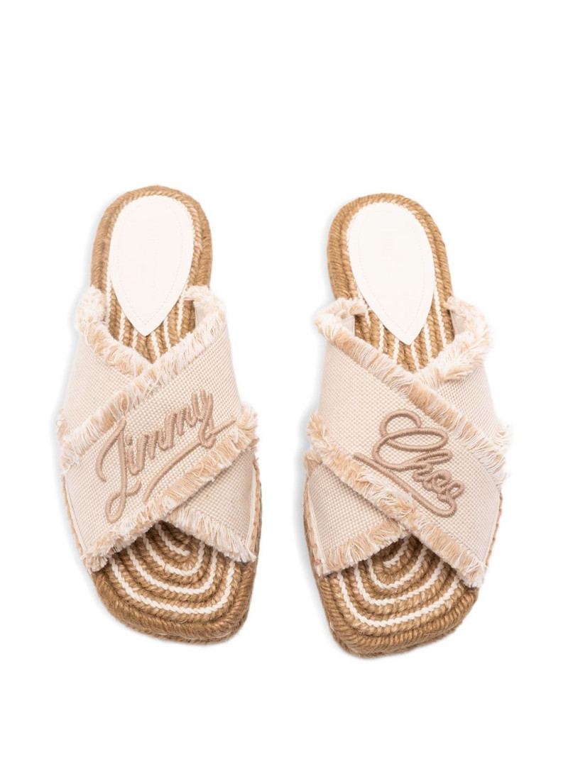 JIMMY CHOO square toe sandals outlook