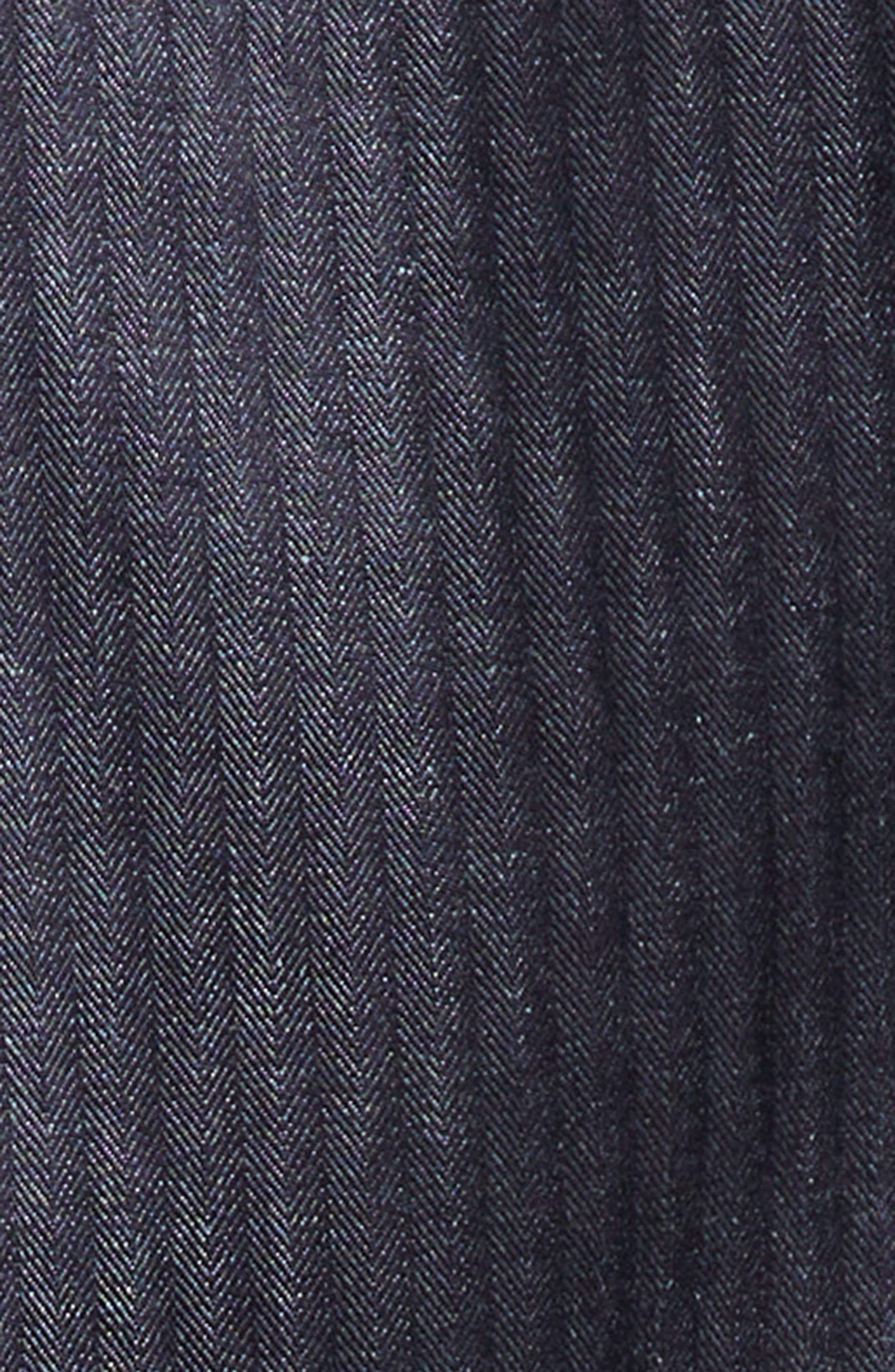 Givenchy Short Sleeve Denim Button-Up Shirt in Dark Blue at Nordstrom - 7