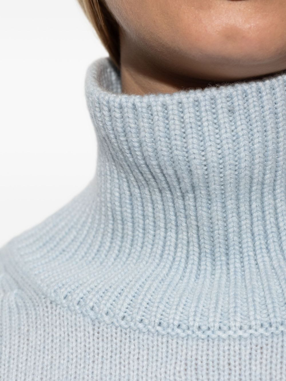 turtleneck cashmere sweater - 5