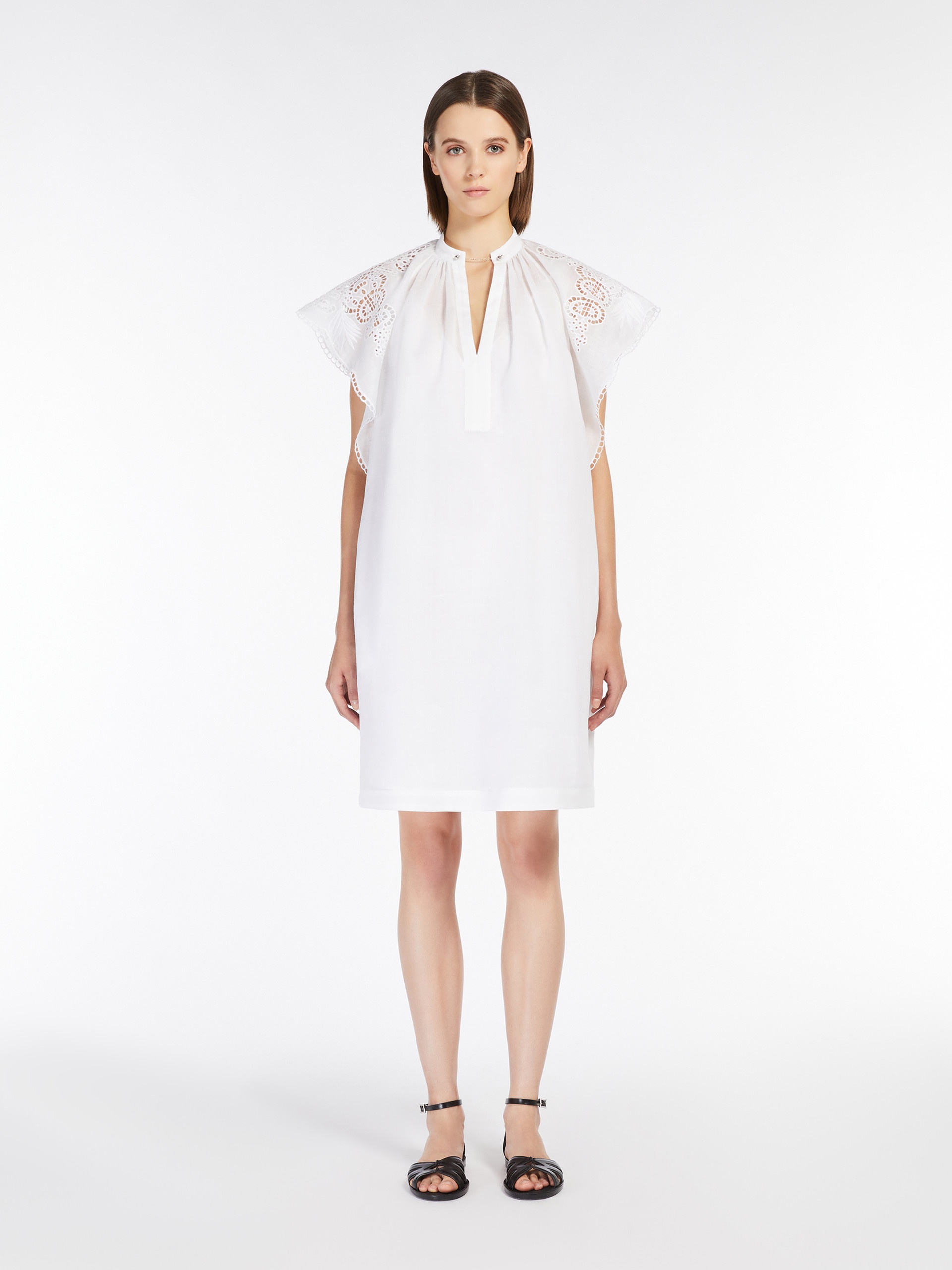 ASTOR Ramie canvas mini dress - 3