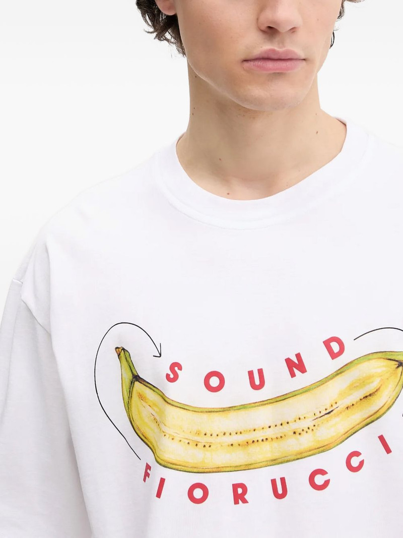 banana-print T-shirt 4