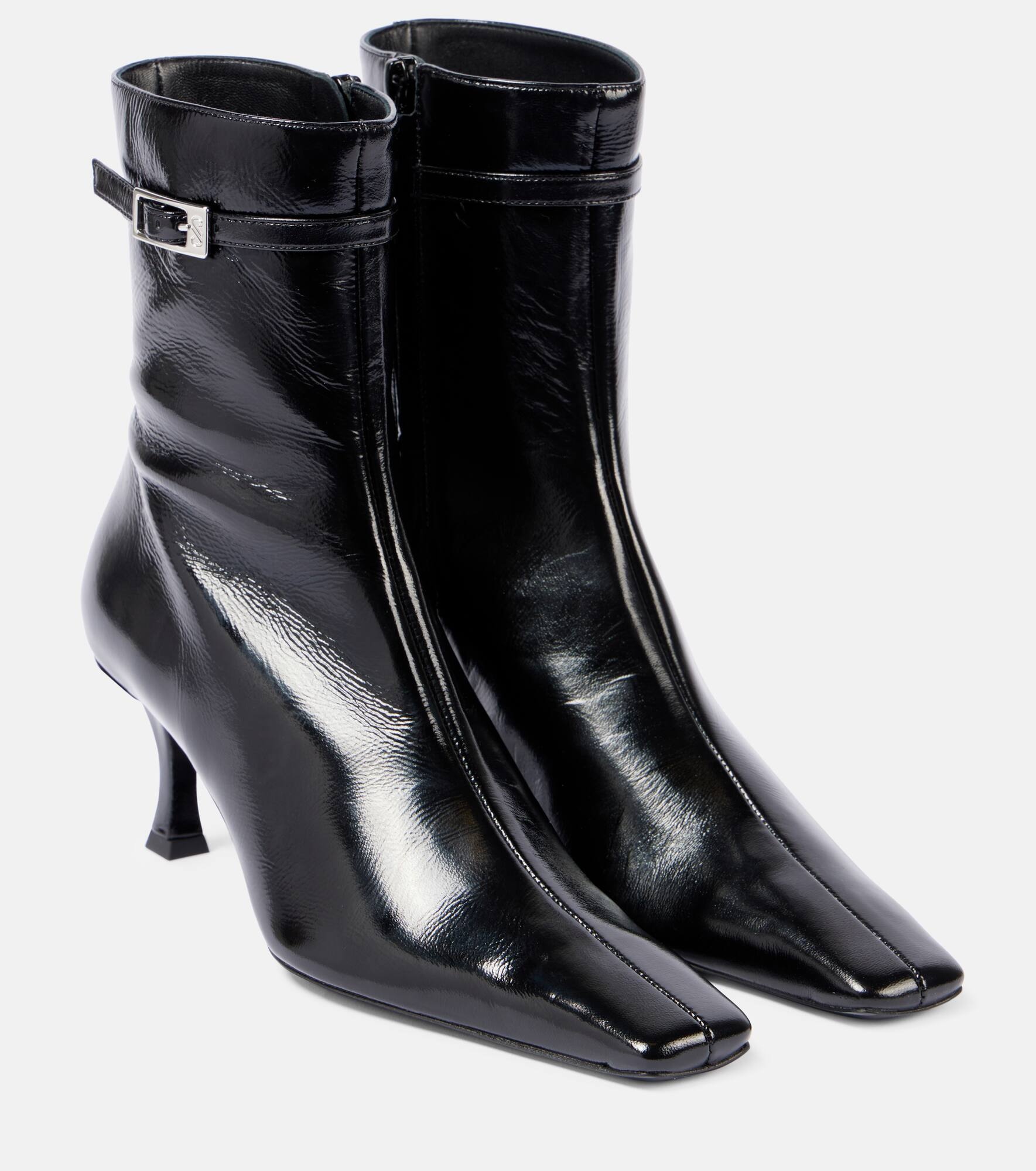 60 leather ankle boots - 1