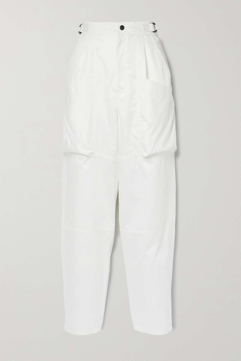 Ferima pleated cotton tapered pants - 1