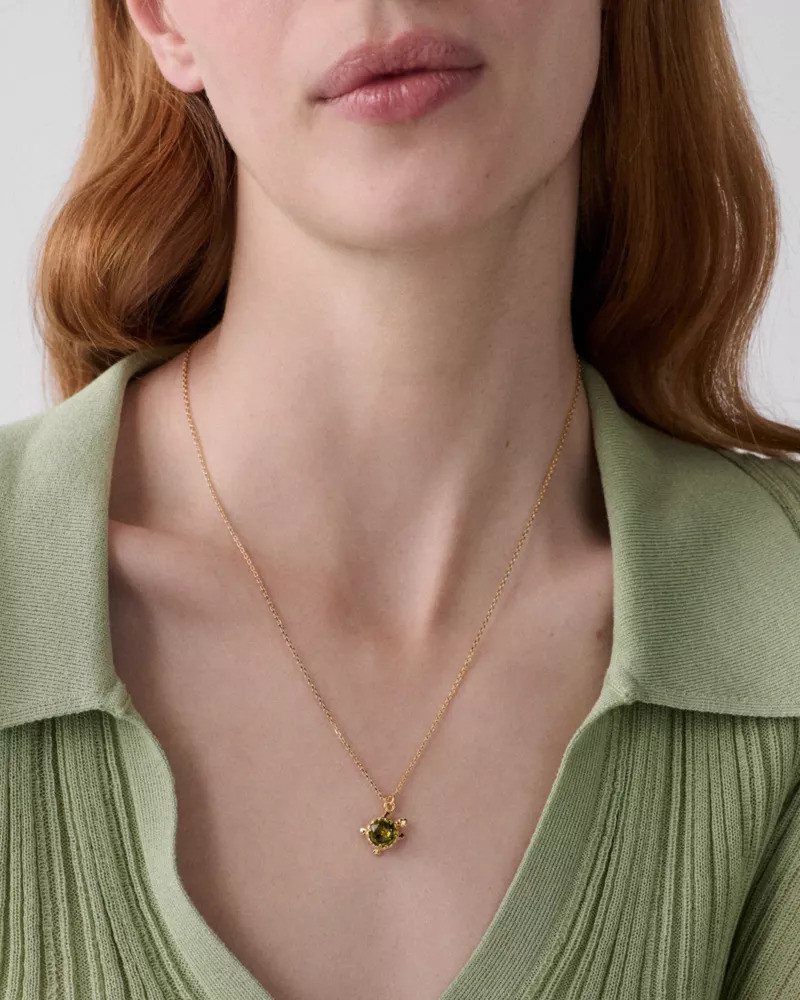 kate spade Secret Garden Turtle Pendant outlook