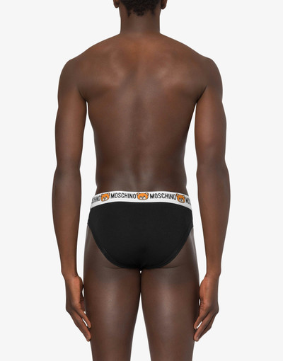 Moschino COTTON JERSEY BRIEFS WITH MOSCHINO TEDDY BEAR outlook