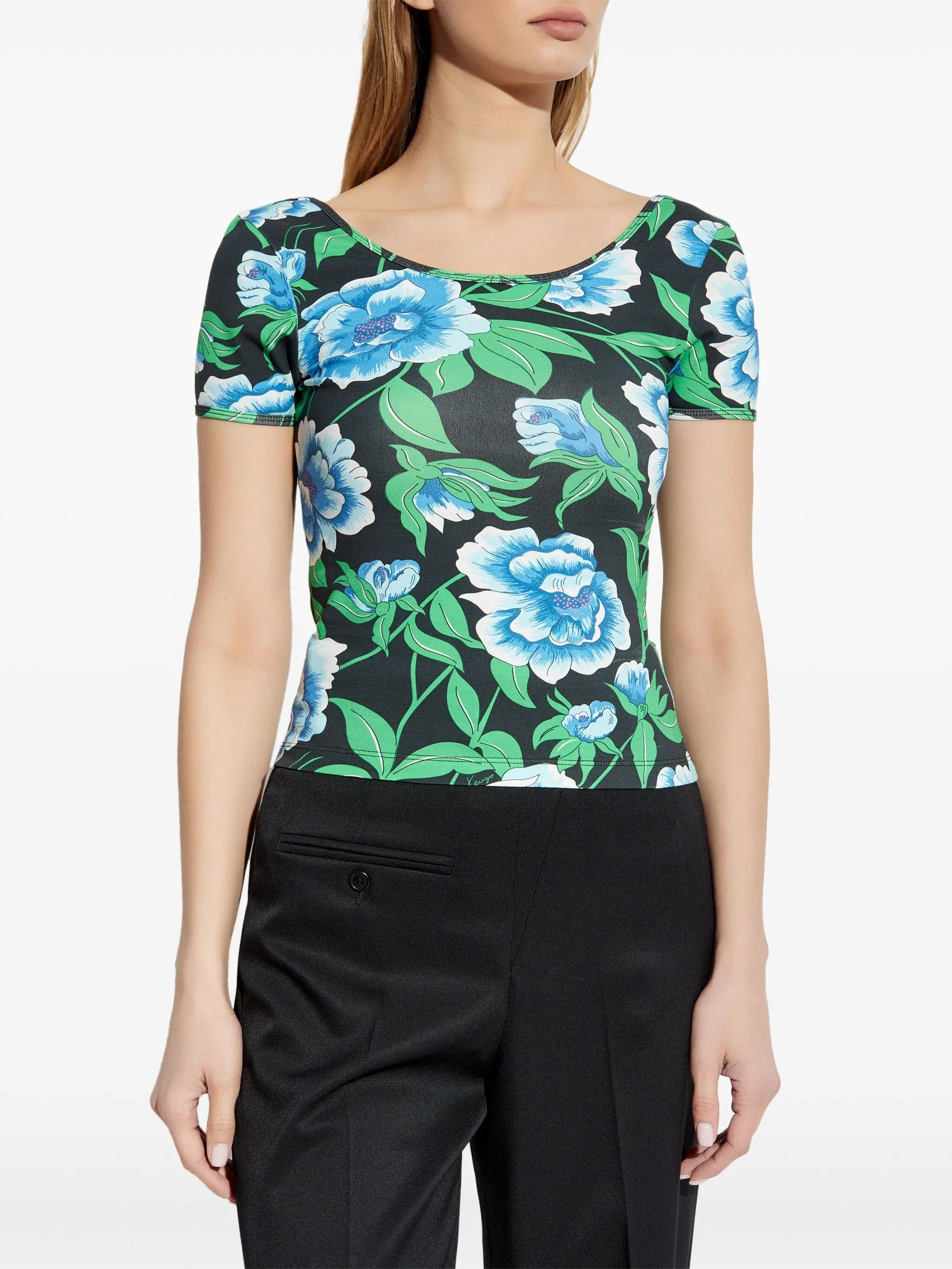 Floral-print T-shirt - 3