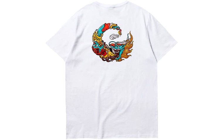 Vans Men's Artist Printed Round Neck Tee White VN0A4P5LWHT - 2